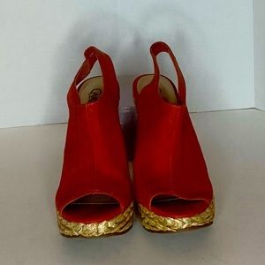 CARLOS SANTANA wedge orange